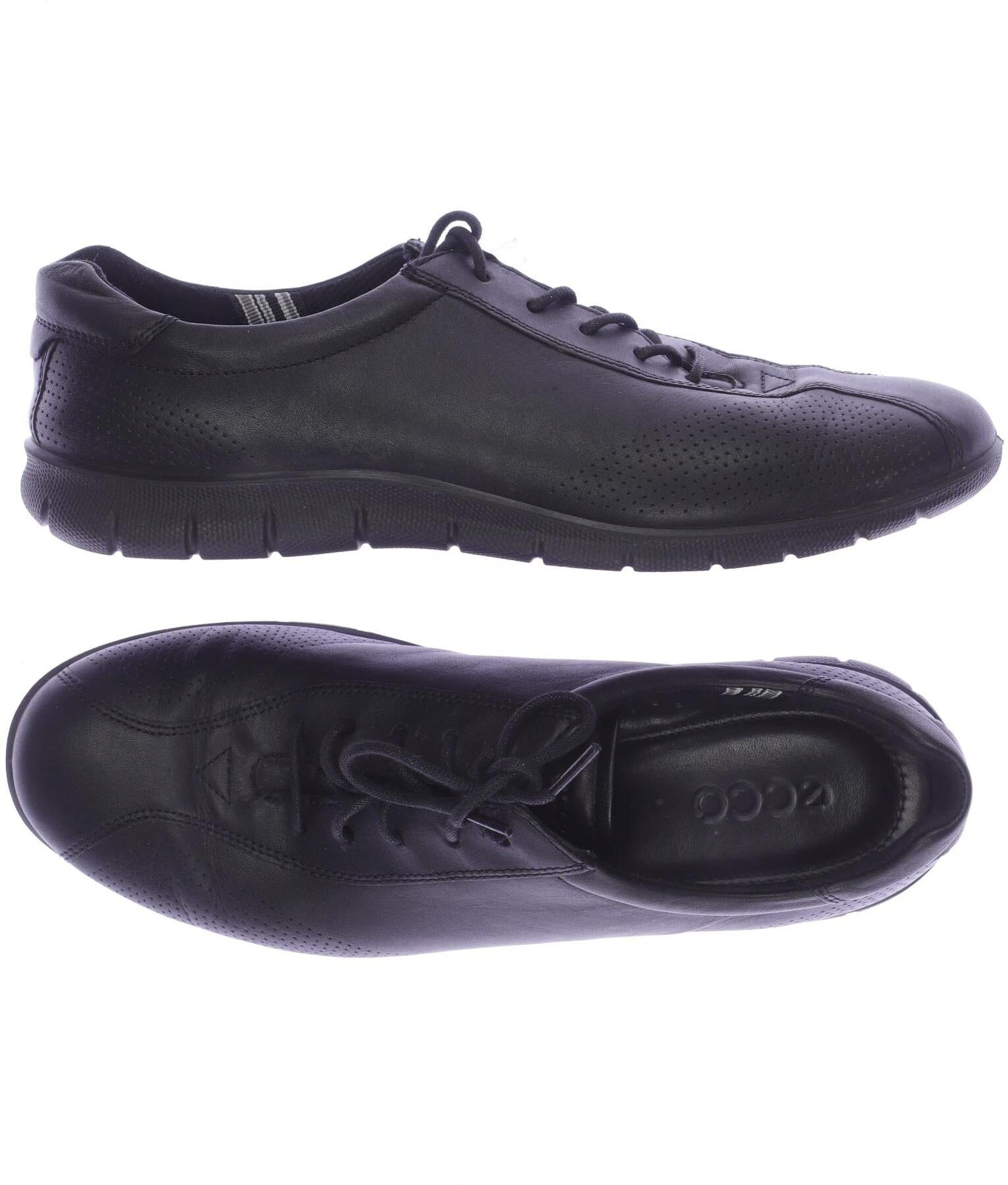 Ecco Damen Halbschuh, Schwarz, Gr. EU 40, Leder - Second Hand