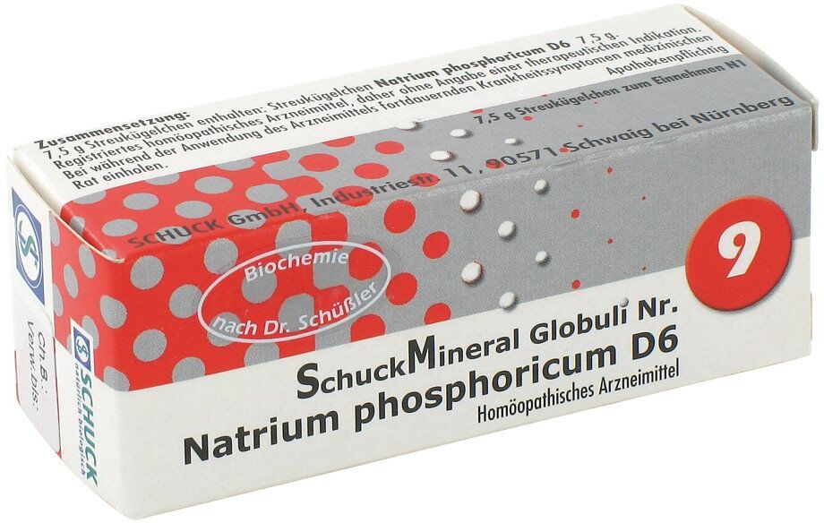 Schuckmineral Globuli 9 Natrium phosphoricum D6