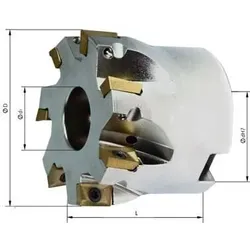 FORMAT Eckmesserkopf 90 Grad ohne IK D 50mm Z 7 für APKT10