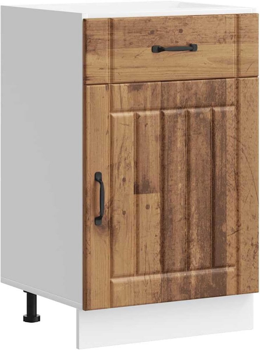 Keukenkast Onderkast Lucca Houtkleur