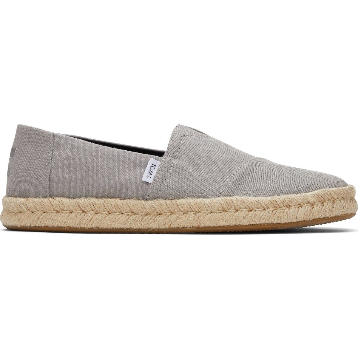 Toms Alpargata Rope 2.0 grey recycled cotton slubby woven 39 10019866-39