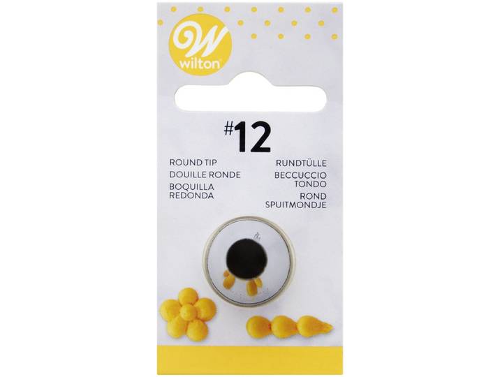 Wilton Spuitmondje - #012 Rond - Garneerspuit voor Taartdecoratie