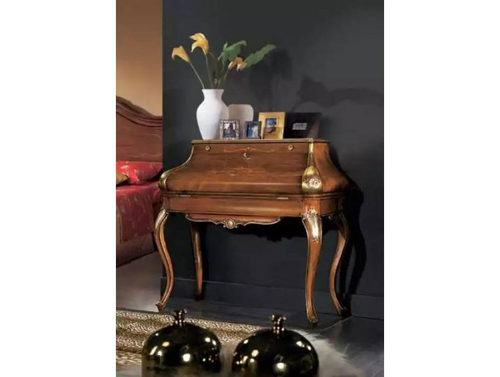 JVmoebel Konsolentisch Eleganter brauner Konsolentisch aus Holz im Art-Déco-Stil (Packung, 1-St., Konsolentisch), Made in Europa