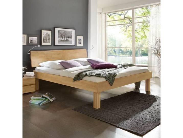 Bett Riga Buche Massivholz 200x200cm