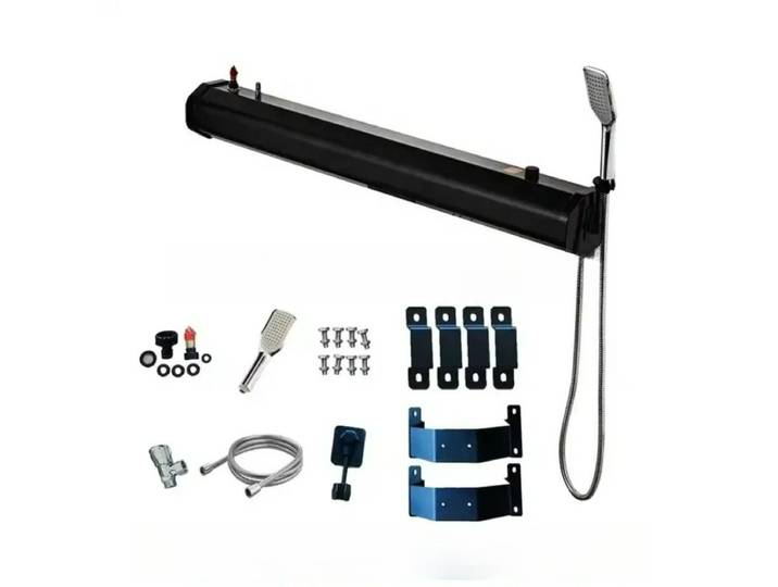 Réservoir d'eau de toit 30L, douche solaire pour voiture, camping en route