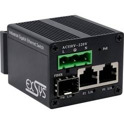 EXSYS EX-62010PoE-SFP Micro 2+1-Port PoE+Industrial Gigabit Switch