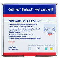 Cutimed Sorbact Hydroactive B Gel-V.7x8.5cm Haft. 10 ST