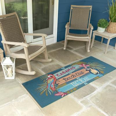 Liora Manne Lush Decor Esencia Summer Signs Indoor/Outdoor Mat
