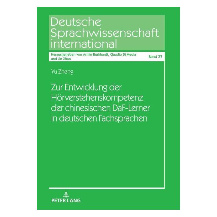 Peter Lang Zheng:Zur Entwicklung der Hörverstehens (Deutsch, Hardcover, Yu Zheng) (67841043)