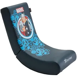 X Rocker MarvelTM Thor Floor Rocker Gaming-Bodensessel für Kinder & Jugendliche - dunkelblau, Gaming Stuhl, Blau