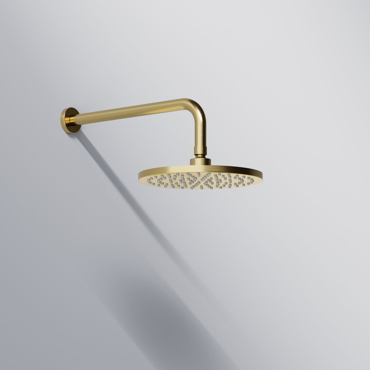 Steinberg Serie 340 Regenbrause Ø 220 x 8 mm, mit Easy-clean-system, Messing, brushed gold, 3401686B 3401686BG