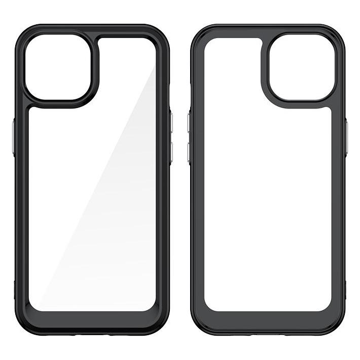 Hurtel iPhone 15 Plus Weltraumverstärkte Hülle mit flexiblem Rahmen - Blau (Apple iPhone 15 Plus) (1404978613)