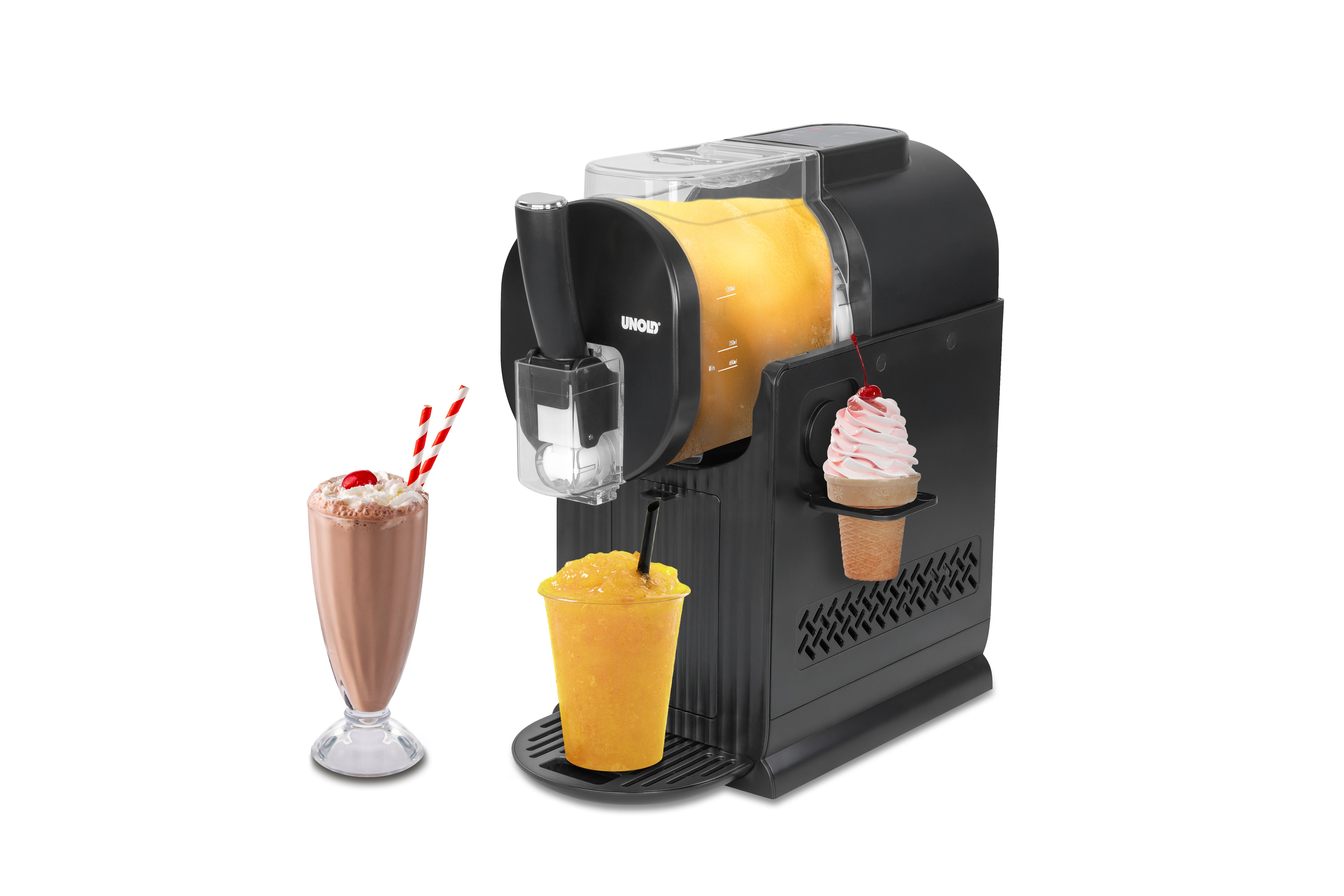 Unold 48965 2in1-Slush und Softeismaschine Sofia Eismaschine 150 W