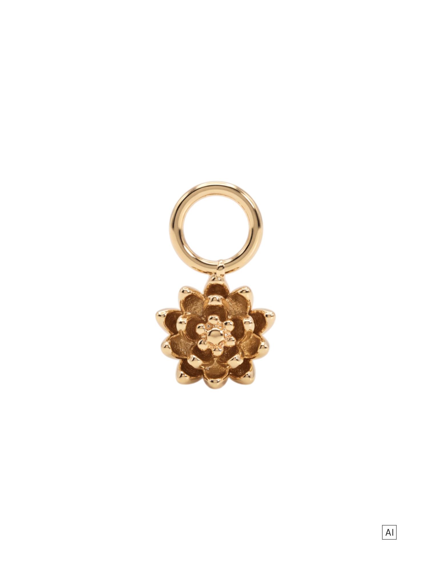 PURELEI Seerose Ohrring-Charm 
- Geburtsblume Juli