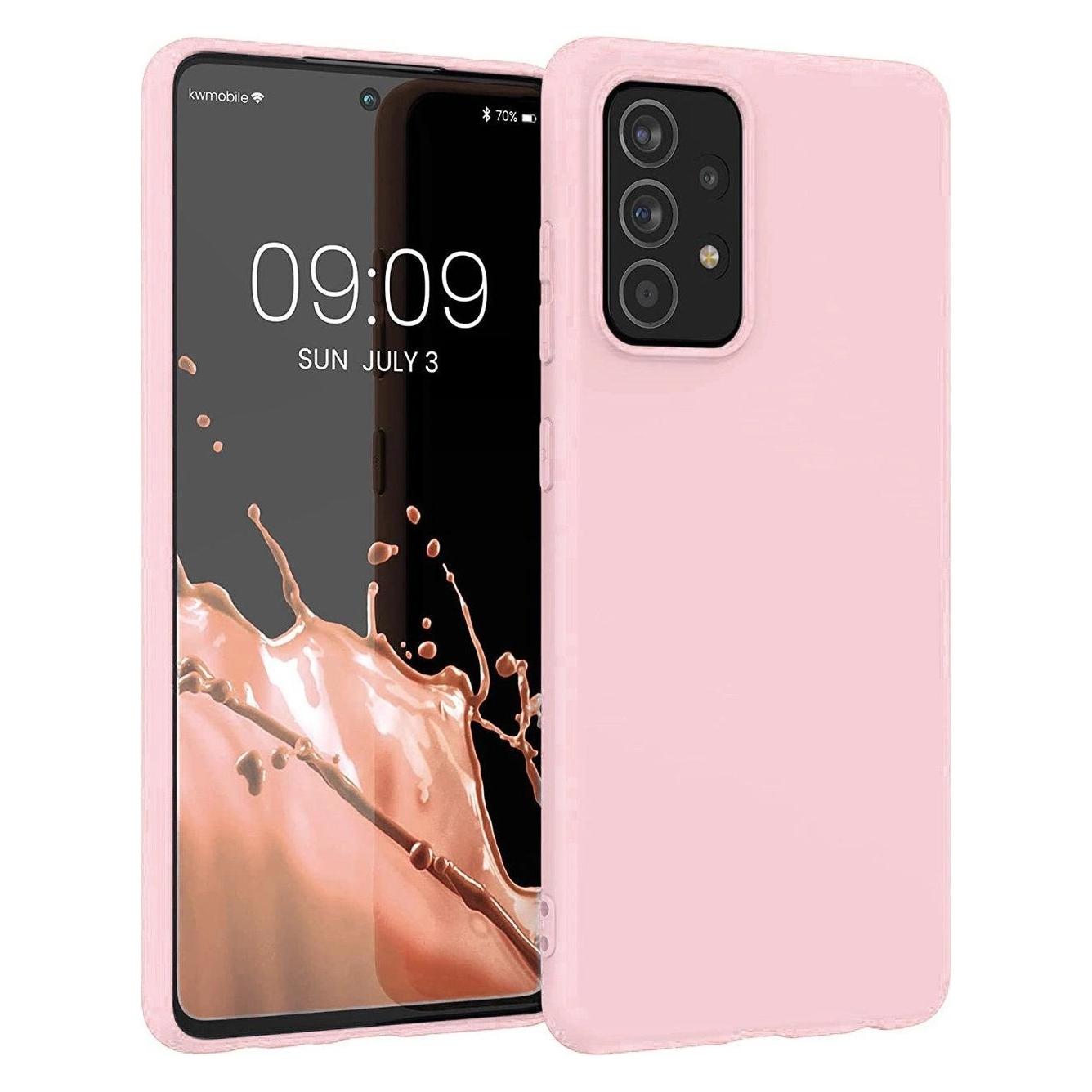 Hurtel Silicone Case Flexibel Gummi Handyhülle Silikon Schutzhülle für Samsung Galaxy A22 4G rosa (Samsung Galaxy A22) (1404978613)