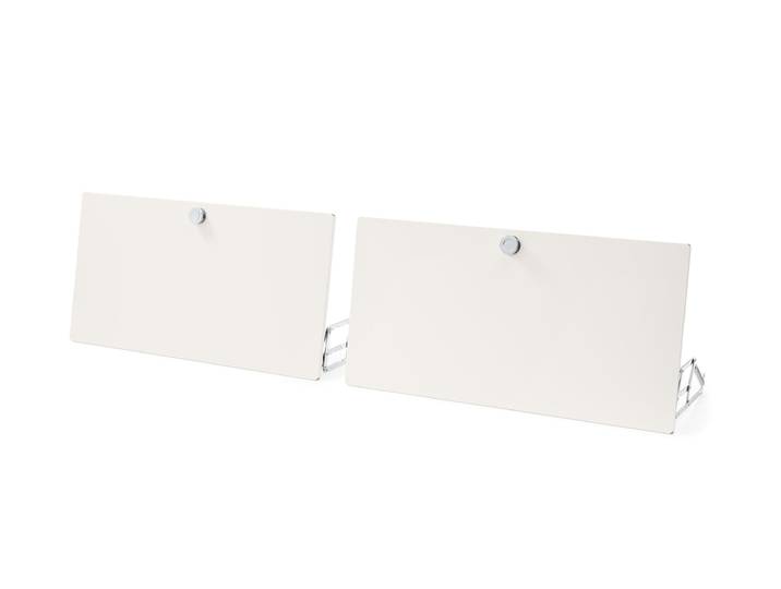 Tchibo - Klappenergänzungs-Set Metall »Cn3« - weiß