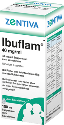 Zentiva Pharma GmbH IBUFLAM 40 mg/ml Suspension zum Einnehmen 100 ml 09731739