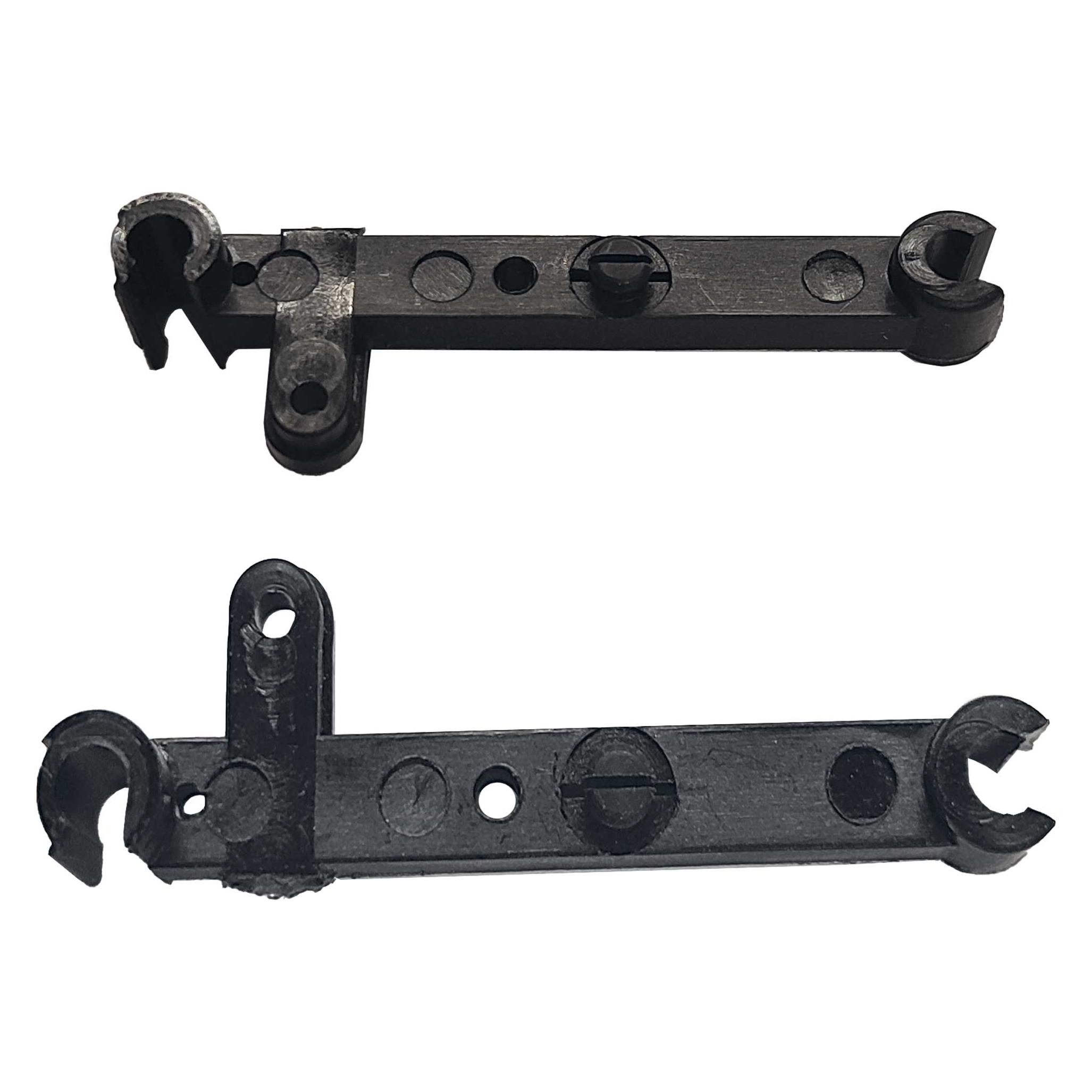 Modellbau Lindinger Anlenkhebel schwarz für Landekklappen 1x rechts, 1x links (9797508)