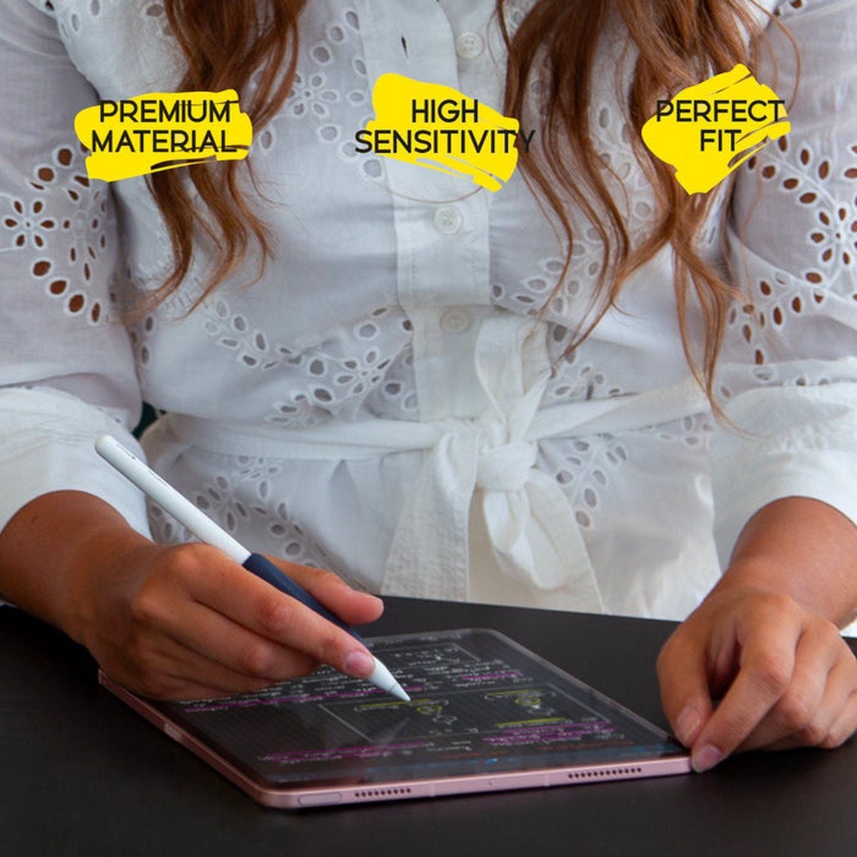 Doodroo Vervangingstips voor Apple Pencil 1e en 2e generatie - 3 stuks