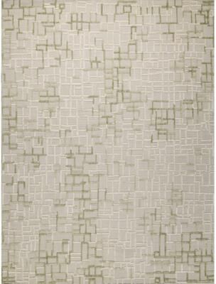 Exquisite Rugs Vista handloomed Wool/Bamboo Silk Green Area Rug