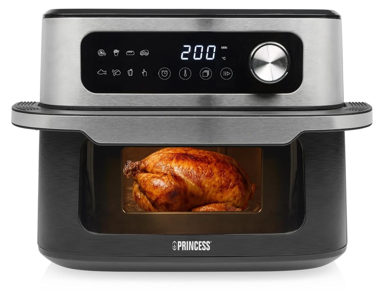 Princess MaxiCrisp heteluchtfriteuse, 10 liter, 1700 watt, 8 automatische programma's