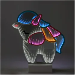 Total Juggling, Nachtlicht, iTotal - Infinity Light - Unicorn - 23.4 x 6 x 27.4 cm