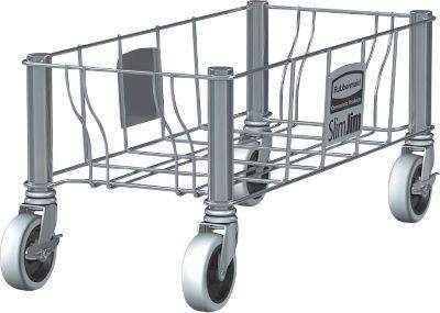 Rubbermaid Transportroller Slim Jim für Container Slim Jim, einfach, B 508 x T 236 x H 228 mm, Edelstahl