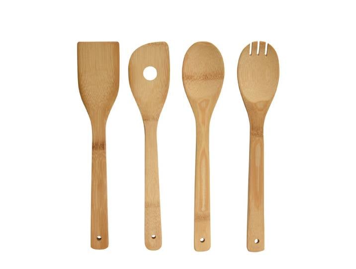 Kochbesteck Bambus Set 4-teilig