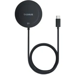 Baseus Simple Mini4 Magnetic Wireless Charging Stand 15W Universal Explorer Edition Cosmic Black (15 W), Wireless Charger, Schwarz
