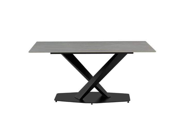 Table céramique L. 160 ELLA Gris clair