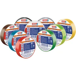 TESA 53988-17 - tesa Professional Isolierband, 25m x 19mm, rot
