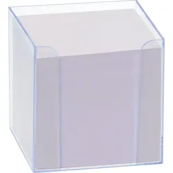 folia Zettelbox transparent blau