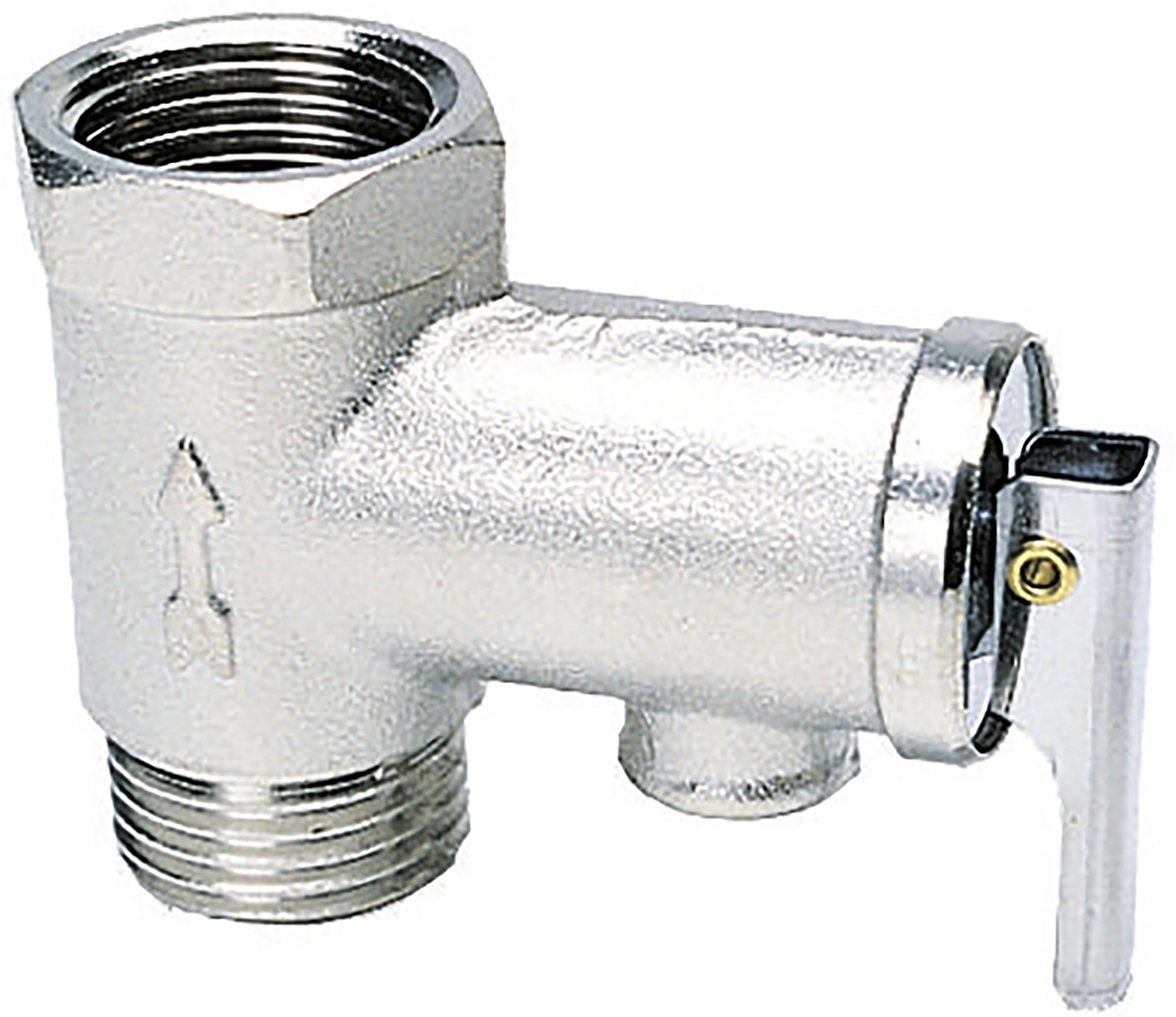 Acer VALVOLA DI SICUREZZA  MF 1/2'' IN OTTONE PER BOILER MOLLA IN ACCIAIO INOX 8 BAR 95°C