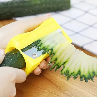 Beauty Cucumber Slicer Knife Sharpener, Kitchen Accessories Peeler, Fruit Curling Beauty Tools For Home Use Beauty Cucumber Slicer Knife Sharpener, Kitchen Accessories Peeler, Fruit Curling Beauty Tools For Home Use