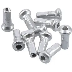 SAPIM Speichennippel Upsidedown Aluminium 1,8 mm | 10 mm silber