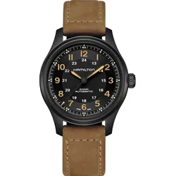 Hamilton Khaki Field Titanium Auto H70665533 - schwarz,braun - 42mm