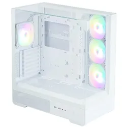 Zalman Atx Semi-Tower Gehäuse P40 Prism Plus Weiss (ATX), PC Gehäuse, Weiss