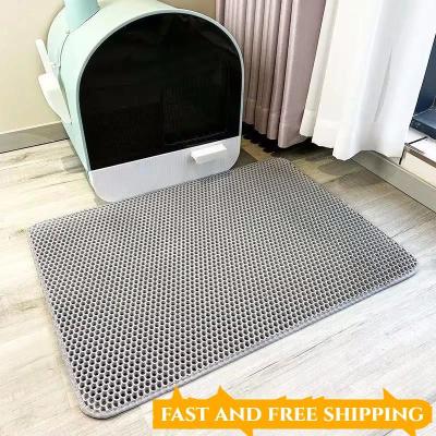 Uplifted Finds Double Layer Honeycomb Litter Hub gray 55 X 75 Cm