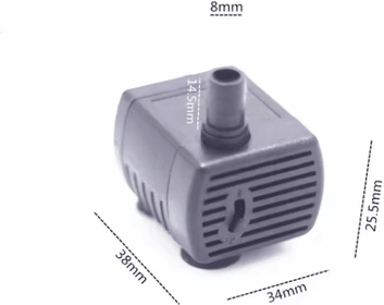 Inspire Picks Pet Water Pump Replacement For Cat Drinking Fountain Anti Dry Burn Motor For Flower Water Dispenser black Anti Dry