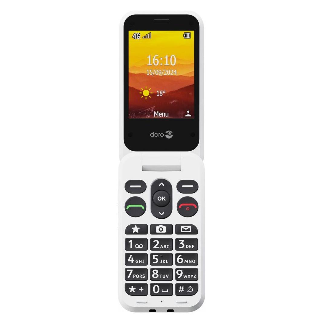 Doro Leva L21, R??d/Vit (2.80", 2 Mpx) (8759)