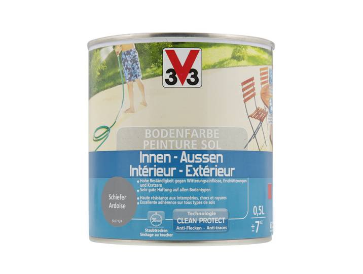 V33 Spezialbodenfarbe Ardoise 500 ml