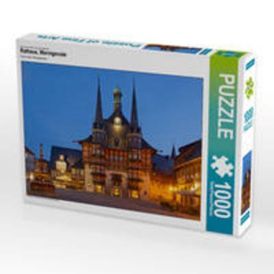 CALVENDO Puzzle Rathaus, Wernigerode | 1000 Teile Lege-Größe 64x48cm Foto-Puzzle für glückliche Stunden