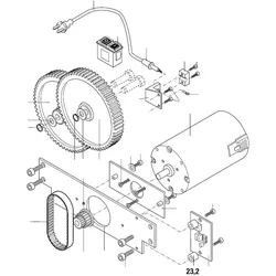 PROXXON 27040-07-23,2 Distanzhülse für Dickenhobel DH40