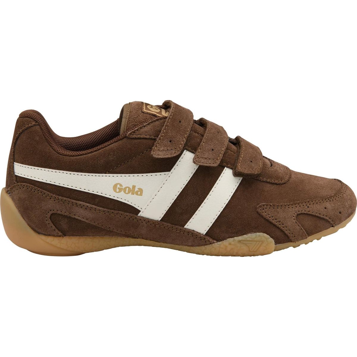 Gola Connect Suede Strap Sneaker Women otter/off white/gum (FW) 39 CLB936-FW-39-otteroffwhitegum