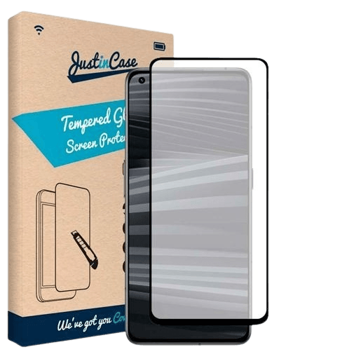 Just in Case Gehärtetes Glas Edge to Edge Screenprotector realme GT2/NEO 3T