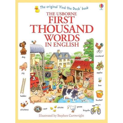 First Thousand Words in English, Taschenbuch von Heather Amery, Usborne Publishing, 978-1-4095-6289-4