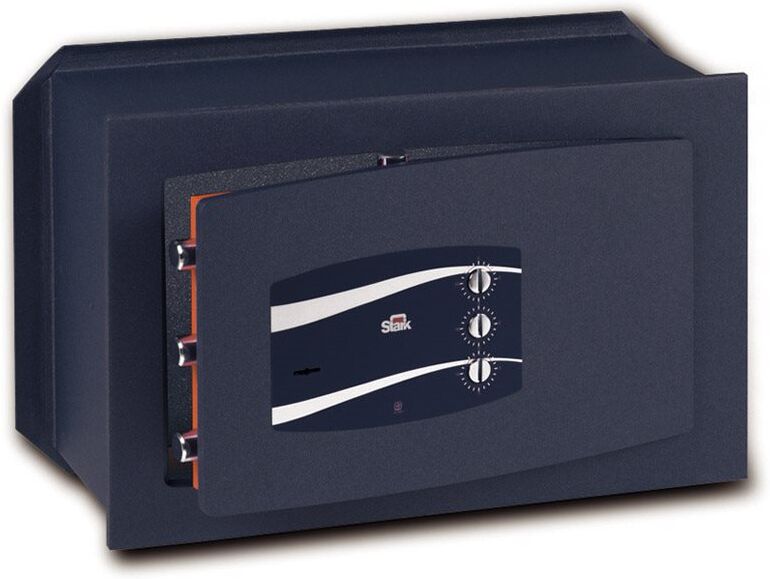 stark 245tk Cassaforte A Muro Incasso In Acciaio Meccanica Con Chiave E Combinatore Spessore Mm. 10 Mm. 490x195x320 H - 245tk