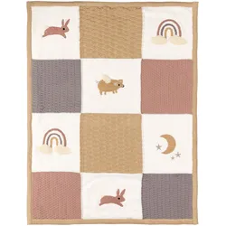 BORNINO HOME Babydecke Winter-Kuscheldecke Little Cloud Dancer 80x100 cm, mehrfarbig