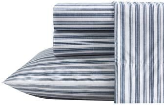 Nautica Cotton Percale Deep Pocket Bed Sheet Sets