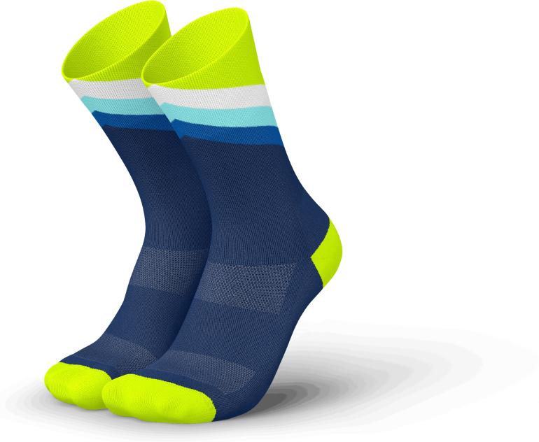 Incylence Running Grades Laufsocken Unisex Navy Canary 35 Gr. 38